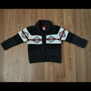 CARTER’S  Toddler Boys knitted Button up sweater